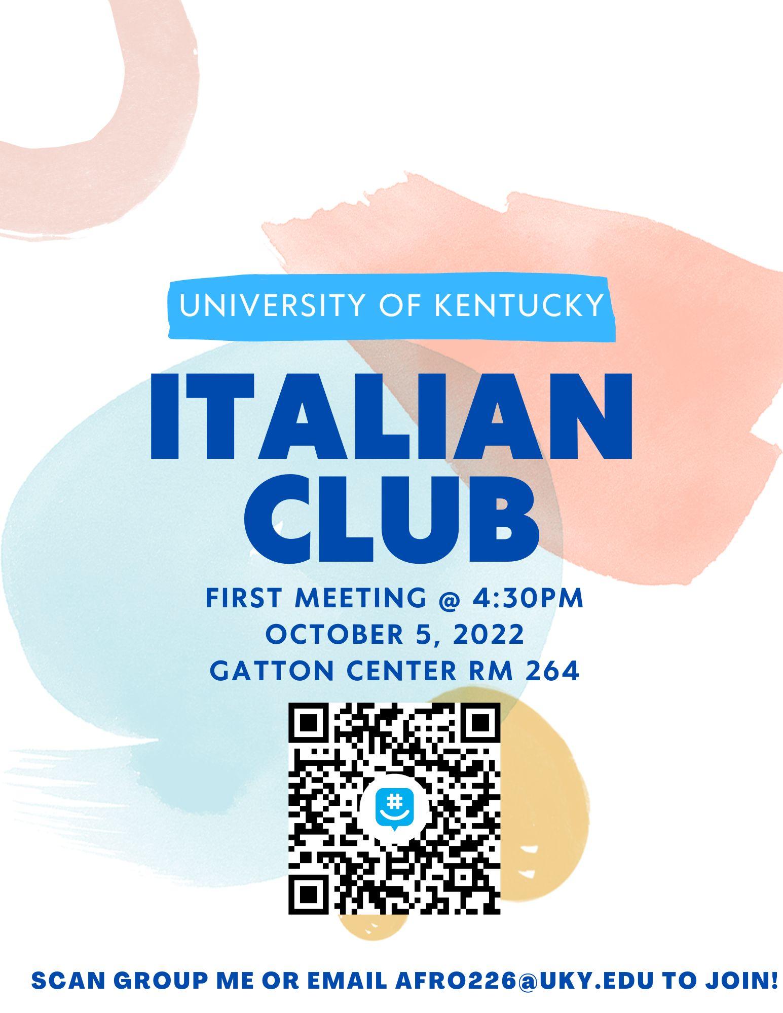 Circolo italiano-first meeting