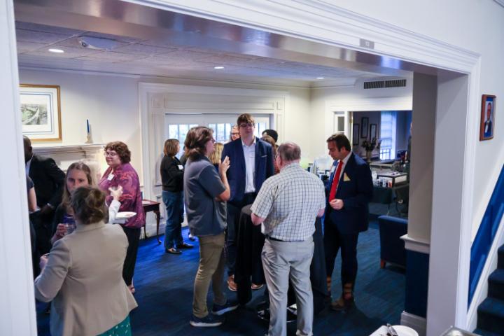 A group at a reception