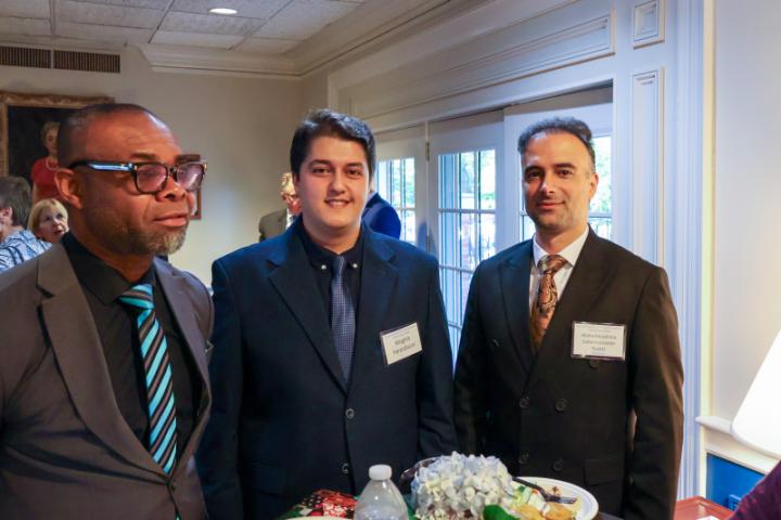 A group of people at the event